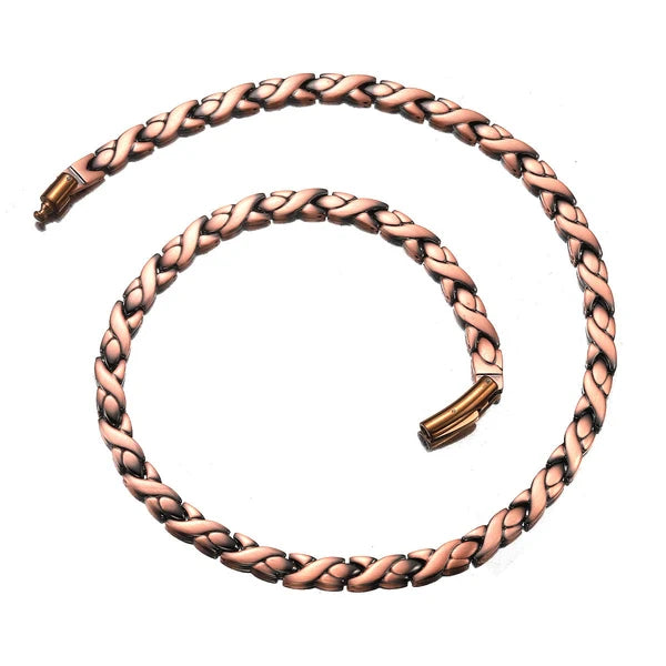Collier Magnétique en Cuivre Pur - Unisexe