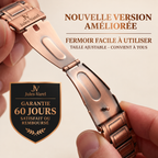 Bracelet Magnétique en Cuivre pour Homme - Triple Puissance